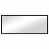 vidaXL Spiegel Schwarz Eichen-Optik 90 x 8,5 x 37 cm Holzwerkstoff