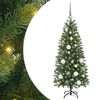 vidaXL K&uuml;nstlicher Weihnachtsbaum Gr&uuml;n 120 cm PE und PVC