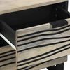 vidaXL Nachttisch 2 pcs Wei&szlig; und Schwarz 40 x 33 x 46 cm