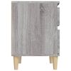 vidaXL Nachttisch Grau Sonoma 40x35x50 cm