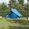 vidaXL Familienzelt mit Dach Blau und Grau 315 x 286 x 200 cm