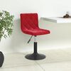 vidaXL Barhocker Weinrot Samt