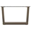 vidaXL Couchtischbeine V-Form 2 St&uuml;ck Naturstahl 50x(30-31,3) cm Stahl