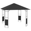 vidaXL Gartenpavillon 3x3 m Anthrazit 160 g/m&sup2;