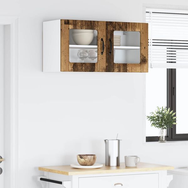 vidaXL K&uuml;chenschrank Altholz 80 x 31 x 40 cm Holzwerkstoff