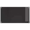 vidaXL K&uuml;chenr&uuml;ckwand 2 pcs Schwarz 90 x 50 cm Geh&auml;rtetes Glas
