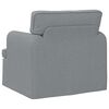 vidaXL Sofa 60cm Hellgrau Metall