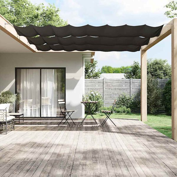vidaXL Senkrechtmarkise Anthrazit 180x1200 cm Oxford-Gewebe