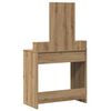 vidaXL Schminktisch Artisan-Eiche 79 x 41 x 140 cm Holzwerkstoff
