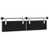vidaXL H&auml;ngevorderseite Wandmontiert Creme 210 x 55 x 7 cm Samt