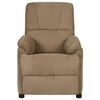 vidaXL Relaxsessel Taupe Mikrofasergewebe