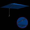 vidaXL Garten-Sonnenschirm Azurblau 248,5 x 247,5 x 160 cm