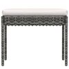 vidaXL 6-tlg. Garten-Lounge-Set mit Kissen Poly Rattan Grau