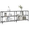 vidaXL Konsolentisch Grau Sonoma 200x29x75 cm Holzwerkstoff