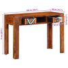 vidaXL Schreibtisch mit Schubladen mit Speicher Braun 100 x 50 x 75 cm