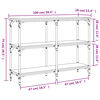 vidaXL Konsolentisch Sonoma-Eiche 100x29x75 cm Holzwerkstoff