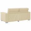 vidaXL Sofa 140cm Creme Stoff