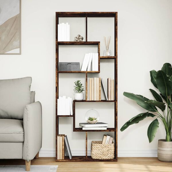 vidaXL Raumteiler-B&uuml;cherregal R&auml;uchereiche 67x25x161,5cm Holzwerkstoff