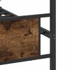 vidaXL Metallbett ohne Matratze R&auml;uchereiche 193x203 cm