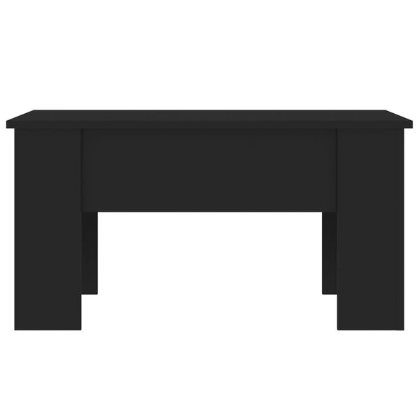 vidaXL Couchtisch Schwarz 79x49x41 cm Holzwerkstoff