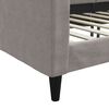 vidaXL Tagesbett Taupe 80x200 cm Stoff