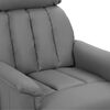 vidaXL Massagesessel Grau Kunstleder