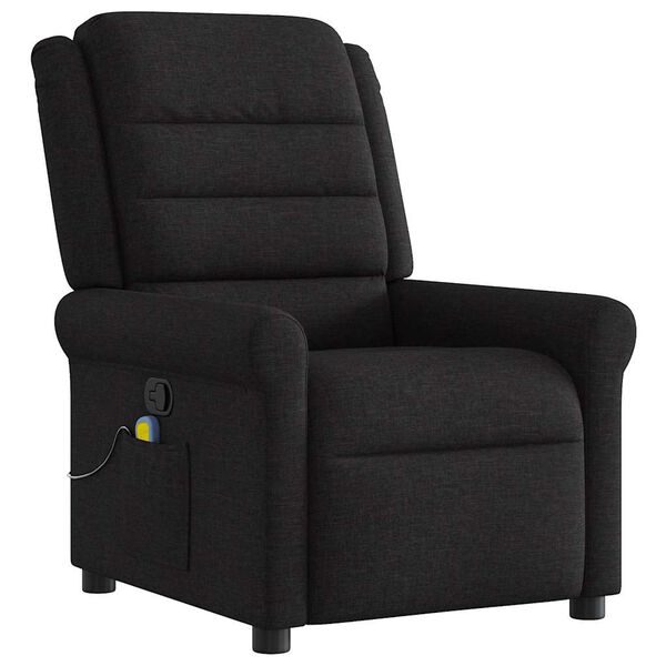 vidaXL Massagesessel Schwarz Stoff