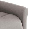 vidaXL Elektrischer Massagesessel mit Aufstehhilfe Taupe Stoff