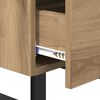 vidaXL Nachttisch 2 pcs Artisan-Eiche 40 x 35 x 47,5 cm Holzwerkstoff