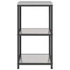 vidaXL K&uuml;chenaufbewahrung mit Regal Silber 60 x 50 x 92 cm Stahl