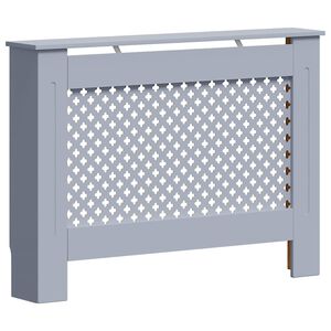 vidaXL Heizk&ouml;rperverkleidung Anthrazit 112x19x81,5 cm MDF