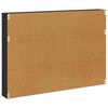 vidaXL Magazinregal 2 pcs Schwarz Eichen-Optik 100 x 12 x 70 cm