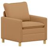vidaXL Sofa Beige 76 x 81 x 87,5 cm Stoff