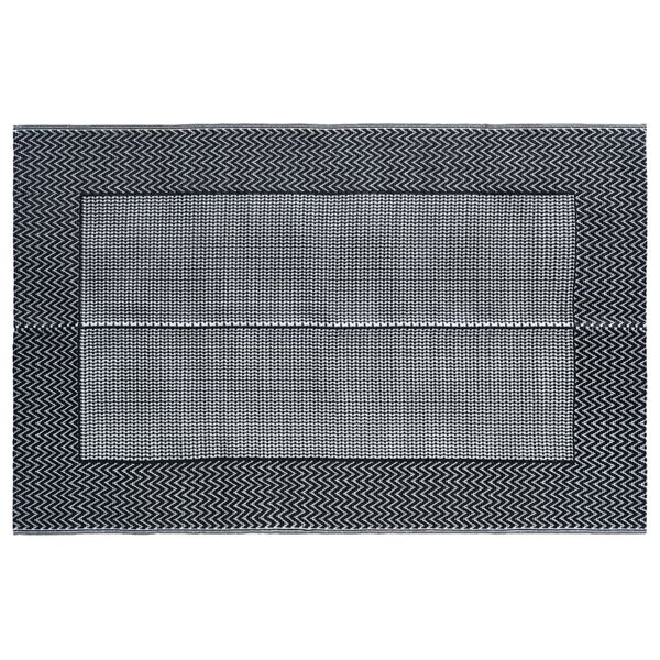 vidaXL Outdoor-Teppich ARAKIL Grau 190x290 cm PP