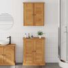 vidaXL Badezimmerm&ouml;bel-Set mit Regal VIGO 2 pcs Braun und Honigbraun