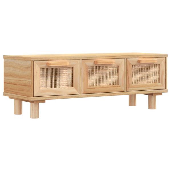 vidaXL Couchtisch Braun 80x40x30 cm Holzwerkstoff & Massivholz Kiefer