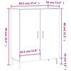 vidaXL Sideboard Betongrau 69,5x34x90 cm Holzwerkstoff