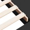 vidaXL Bettgestell Schwarz 180x200 cm Holzwerkstoff