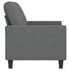 vidaXL 2-Sitzer-Sofa Dunkelgrau 140 cm Stoff