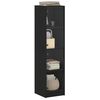 vidaXL Highboard mit Glast&uuml;ren Schwarz 35x37x142 cm