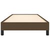vidaXL Bettgestell ohne Matratze Dunkelbraun 80x200 cm Stoff