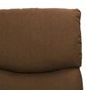 vidaXL Aufstehsessel Braun Stoff