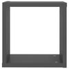 vidaXL W&uuml;rfelregale 4 Stk. Grau 30x15x30 cm