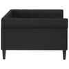 vidaXL Tagesbett Schwarz 100x200 cm Kunstleder