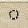 vidaXL Aufbewahrungsboxen mit Deckeln 10 Stk. 28x28x28 cm Creme