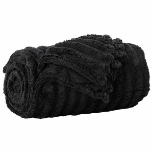 vidaXL Wohndecke Schwarz 240 x 220 cm 1.36 kg Fleece