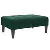 vidaXL Fu&szlig;hocker Dunkelgr&uuml;n 77x55x31 cm Samt