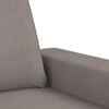vidaXL 2-Sitzer-Sofa Taupe 140 cm Stoff