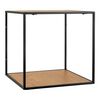 House Nordic Wandregal Avery 36x36x36 cm Eichen-Optik Schwarz