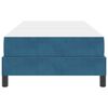 vidaXL Boxspringbett mit Matratze Dunkelblau 100 x 200 cm Stoff